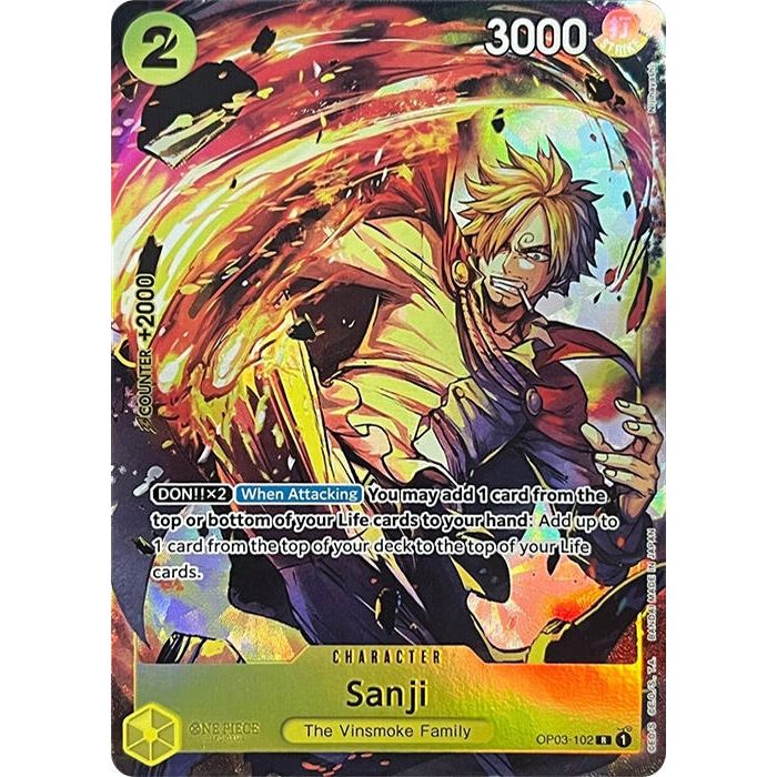 Image for Sanji (Premium Card Collection -BANDAI CARD GAMES Fest. 23-24 Edition-) (OP03-102) (OP-PR) - One Piece Card Game