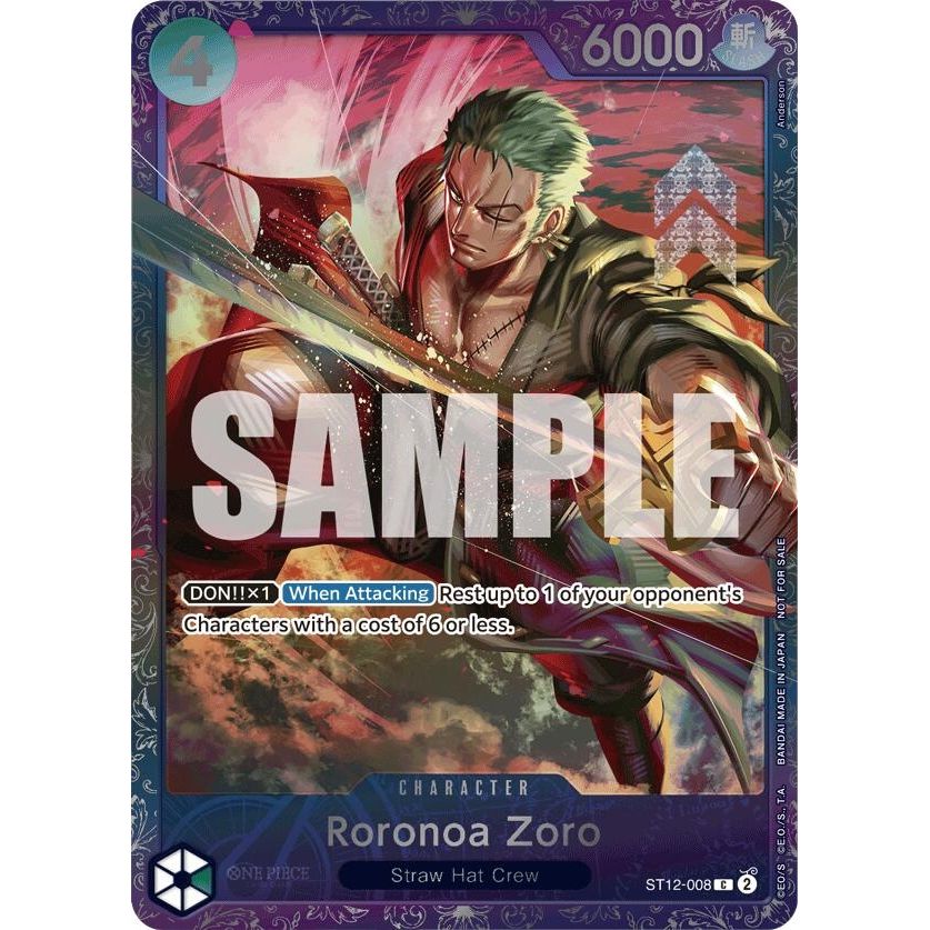 Image for Roronoa Zoro (Treasure Cup 2024) (ST12-008) (OP-PR) - One Piece Card Game