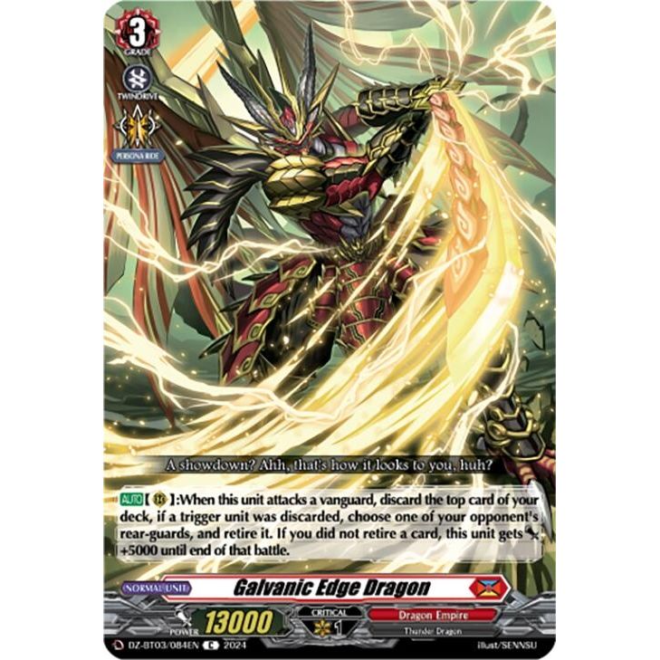 Image for Galvanic Edge Dragon (DZ-BT03/084EN) (DZ-BT03) - Cardfight Vanguard