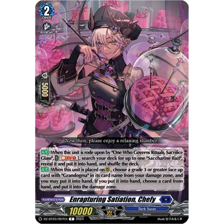 Image for Enrapturing Satiation, Chefy (DZ-BT03/097EN) (DZ-BT03) - Cardfight Vanguard
