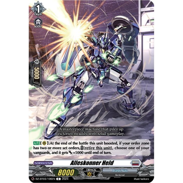 Image for Alleskonner Held (DZ-BT03/106EN) (DZ-BT03) - Cardfight Vanguard
