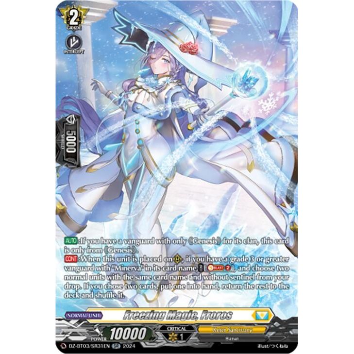 Image for Freezing Magic, Froros (SR) (DZ-BT03/SR31EN) (DZ-BT03) - Cardfight Vanguard