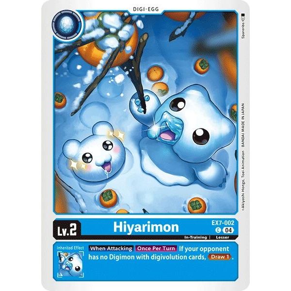 Image for Hiyarimon (EX7-002 C) (EX07) - Digimon Card Game