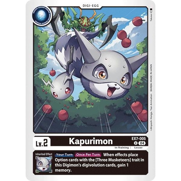 Image for Kapurimon (EX7-005 U) (EX07) - Digimon Card Game