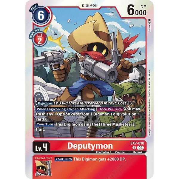 Image for Deputymon (EX7-010 R) (EX07) - Digimon Card Game