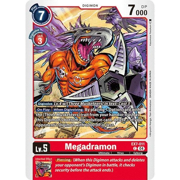 Image for Megadramon (EX7-011 C) (EX07) - Digimon Card Game