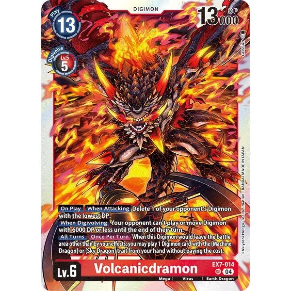 Image for Volcanicdramon (EX7-014 SR) (EX07) - Digimon Card Game