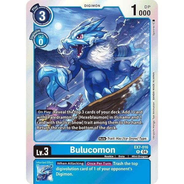 Image for Bulucomon (EX7-016 R) (EX07) - Digimon Card Game