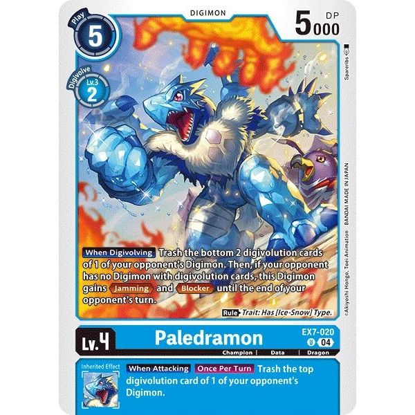 Image for Paledramon (EX7-020 U) (EX07) - Digimon Card Game