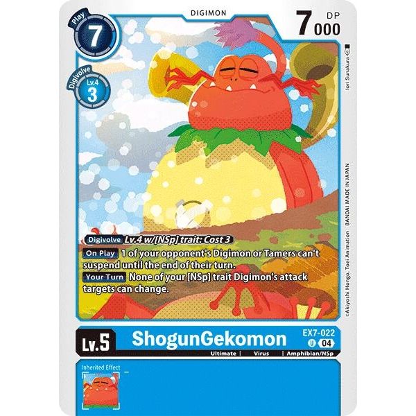 Image for ShogunGekomon (EX7-022 U) (EX07) - Digimon Card Game