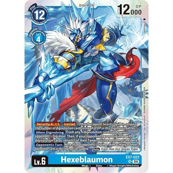 Image for Hexeblaumon (EX7-023 SR) (EX07) - Digimon Card Game