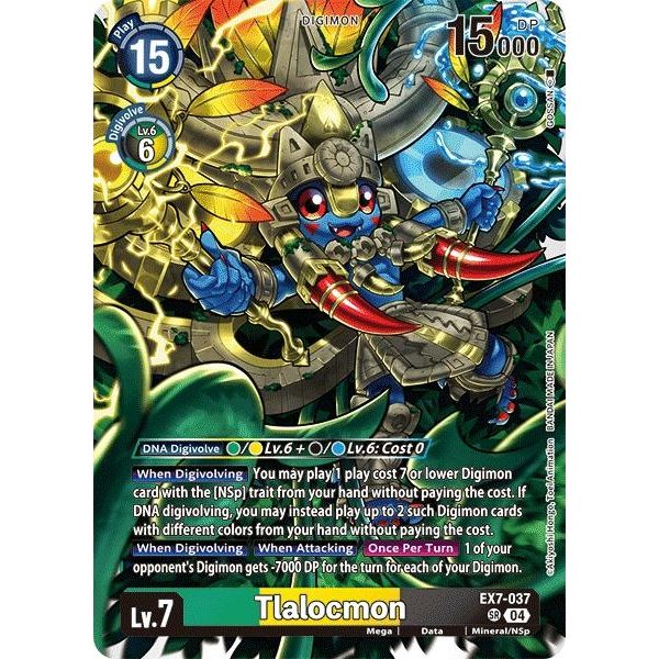 Image for Tlalocmon (EX7-037 SR) (EX07) - Digimon Card Game