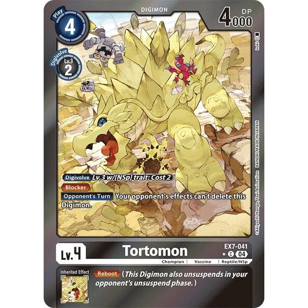 Image for Tortomon (Foil) (EX7-041 C) (EX07) - Digimon Card Game