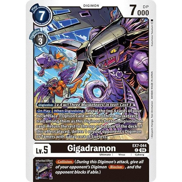 Image for Gigadramon (EX7-044 C) (EX07) - Digimon Card Game