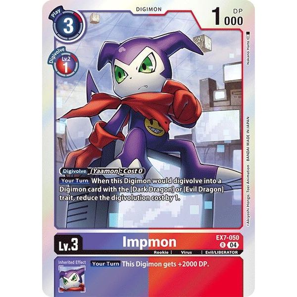 Image for Impmon (EX7-050 R) (EX07) - Digimon Card Game