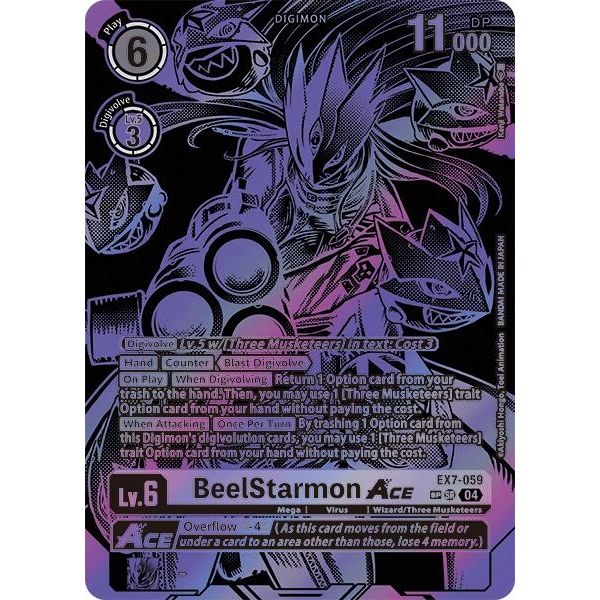 Image for BeelStarmon ACE (Textured) (EX7-059 SR) (EX07) - Digimon Card Game
