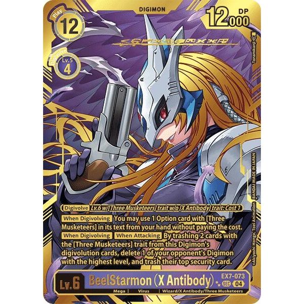 Image for BeelStarmon (X Antibody) (Textured) (EX7-073 SCR) (EX07) - Digimon Card Game