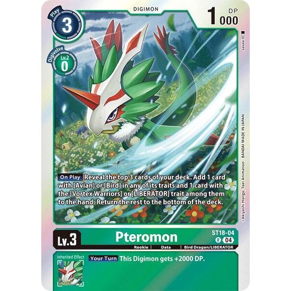 Image for Pteromon (ST18-04 R) (ST-18) - Digimon Card Game