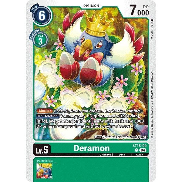 Image for Deramon (ST18-09 C) (ST-18) - Digimon Card Game