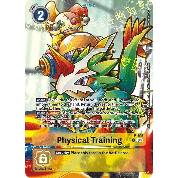 Image for Physical Training (Starter Deck 18 Exclusive) (P-105 P) (D-PR) - Digimon Card Game