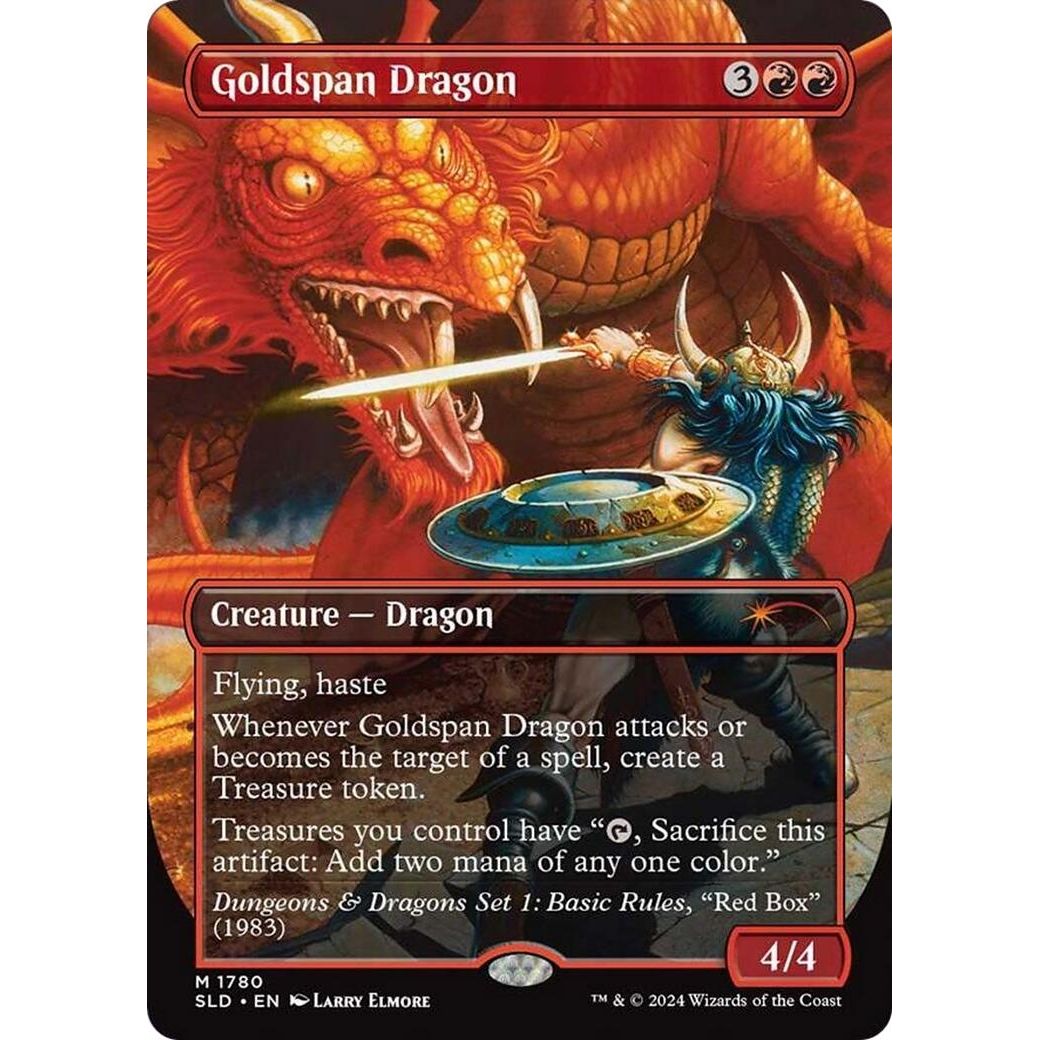 Image for Goldspan Dragon (1780) (SLD) - Magic: The Gathering