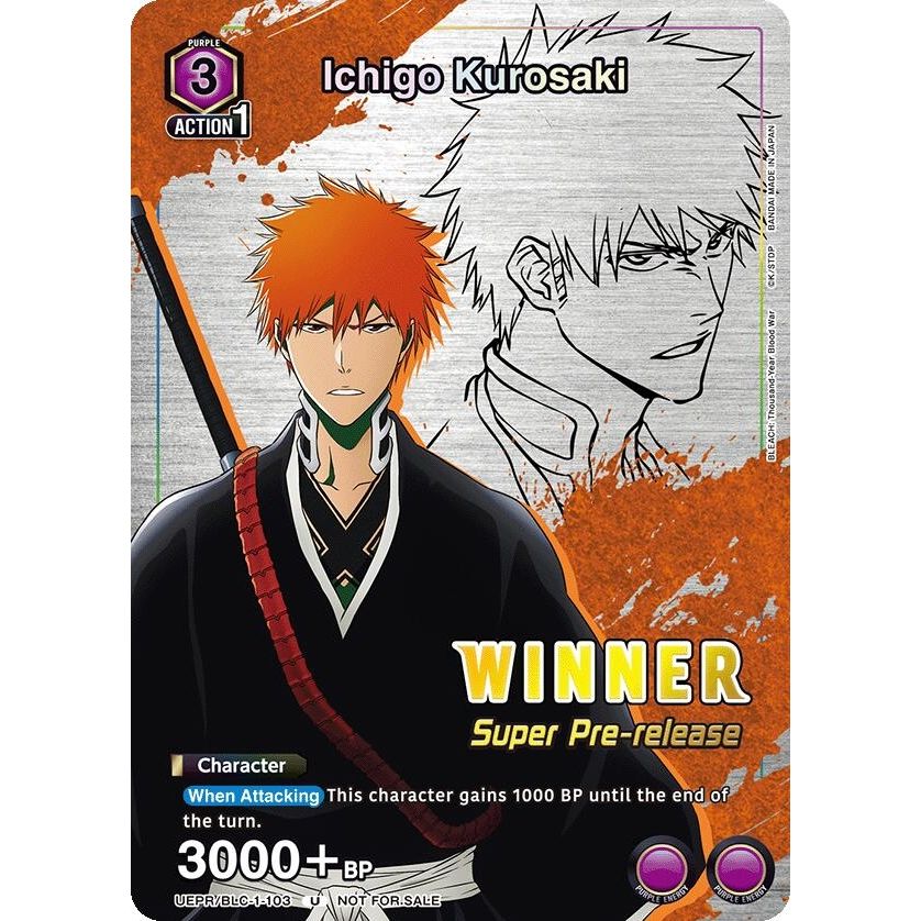 Image for Ichigo Kurosaki (Super Pre-Release Winner) (UE01ST/BLC-1-103) (UE01ST_PRE) - Union Arena