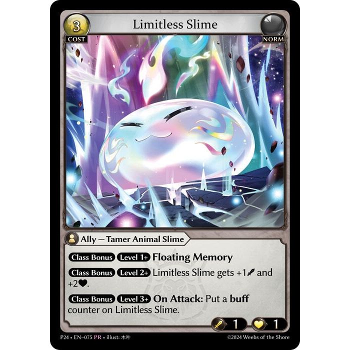 Image for Limitless Slime (075) (P) - Grand Archive TCG