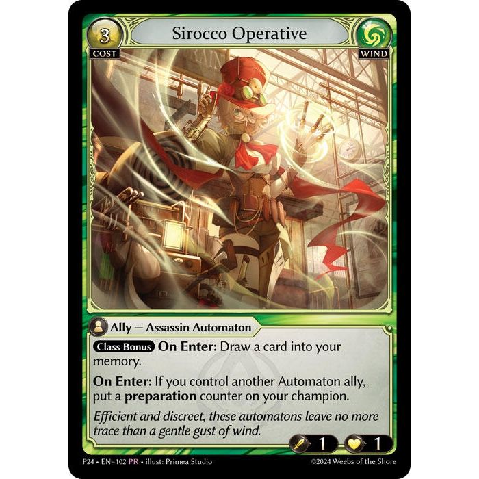 Image for Sirocco Operative (102) (P) - Grand Archive TCG