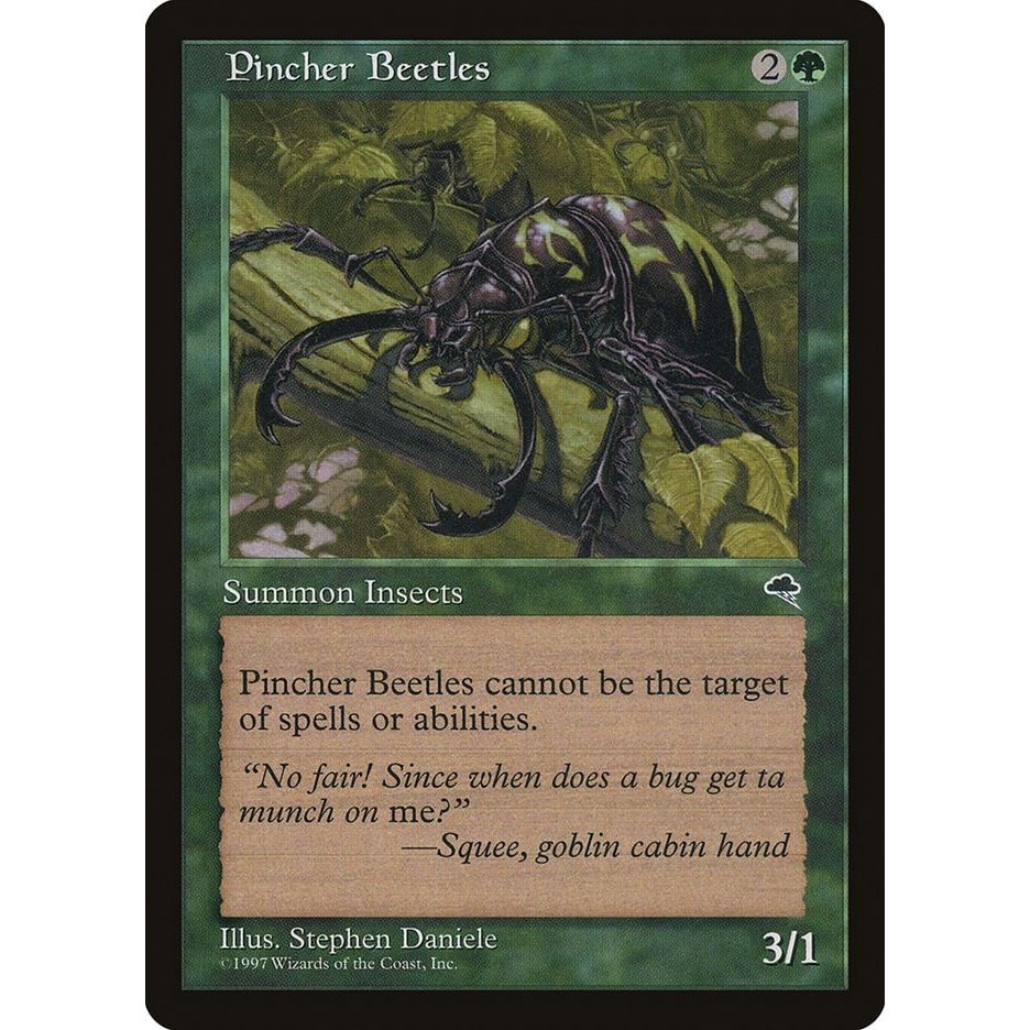 Image for Pincher Beetles (244) (TMP) - Magic: The Gathering
