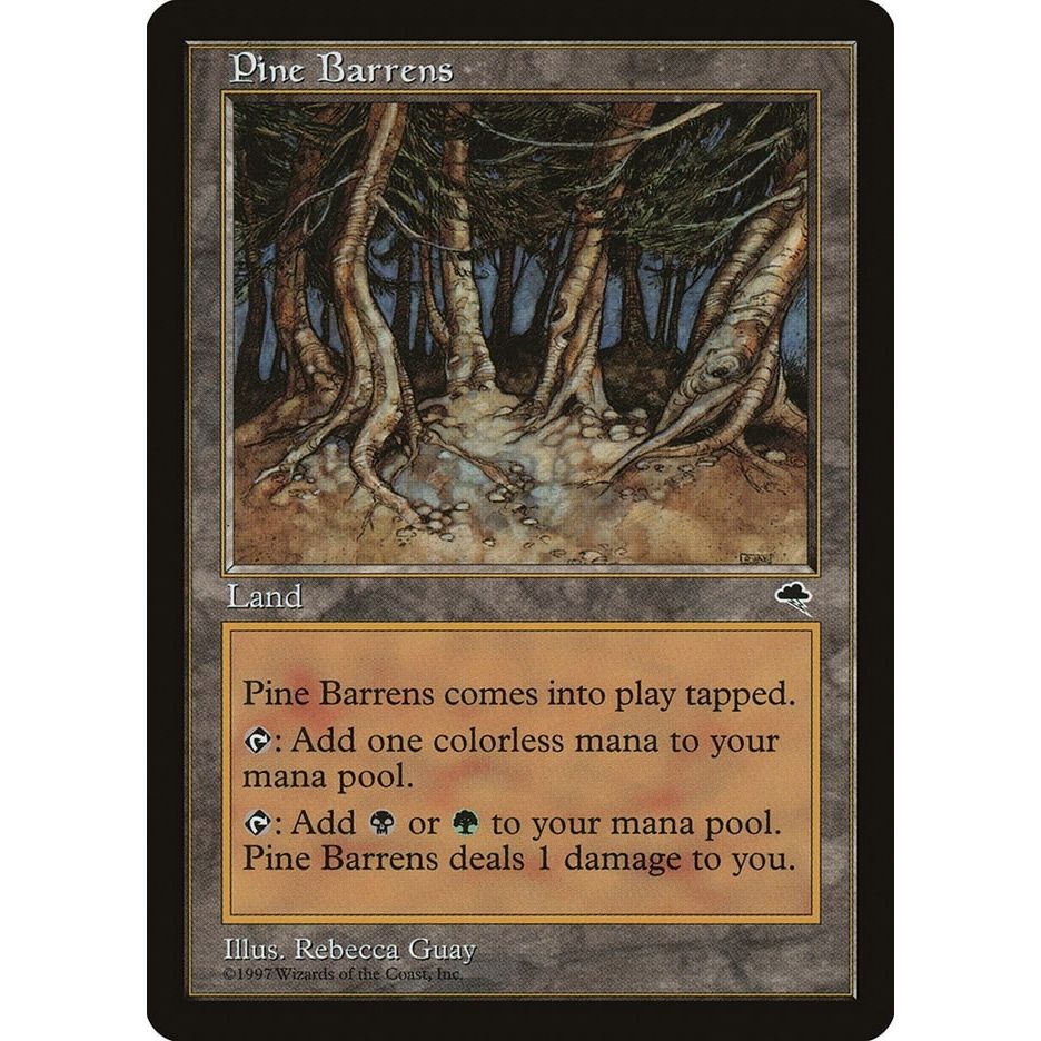 Image for Pine Barrens (321) (TMP) - Magic: The Gathering