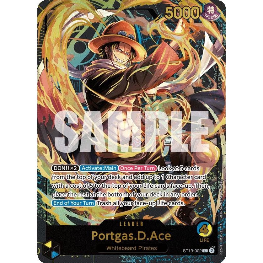 Image for Portgas.D.Ace (Premium Card Collection -Leader Collection-) (ST13-002) (OP-PR) - One Piece Card Game