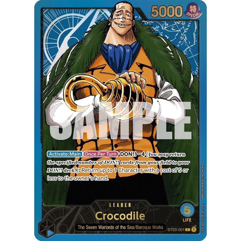 Image for Crocodile (Premium Card Collection -Leader Collection-) (ST03-001) (OP-PR) - One Piece Card Game