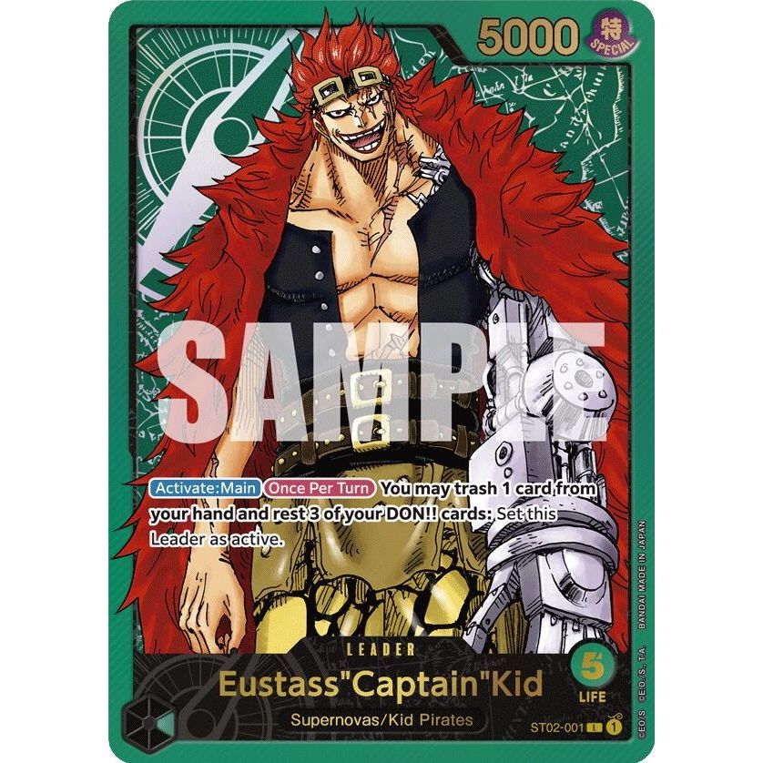 Image for Eustass"Captain"Kid (Premium Card Collection -Leader Collection-) (ST02-001) (OP-PR) - One Piece Card Game
