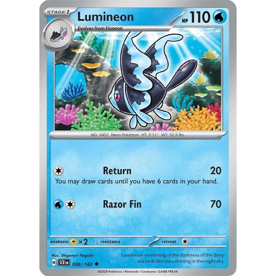 Image for Lumineon (036/142) (SCR) - Pokemon