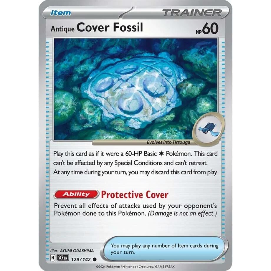 Image for Antique Cover Fossil (129/142) (SCR) - Pokemon
