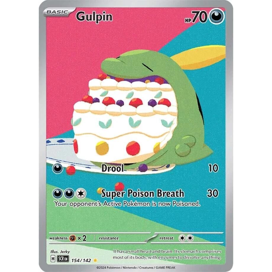 Image for Gulpin (154/142) (SCR) - Pokemon