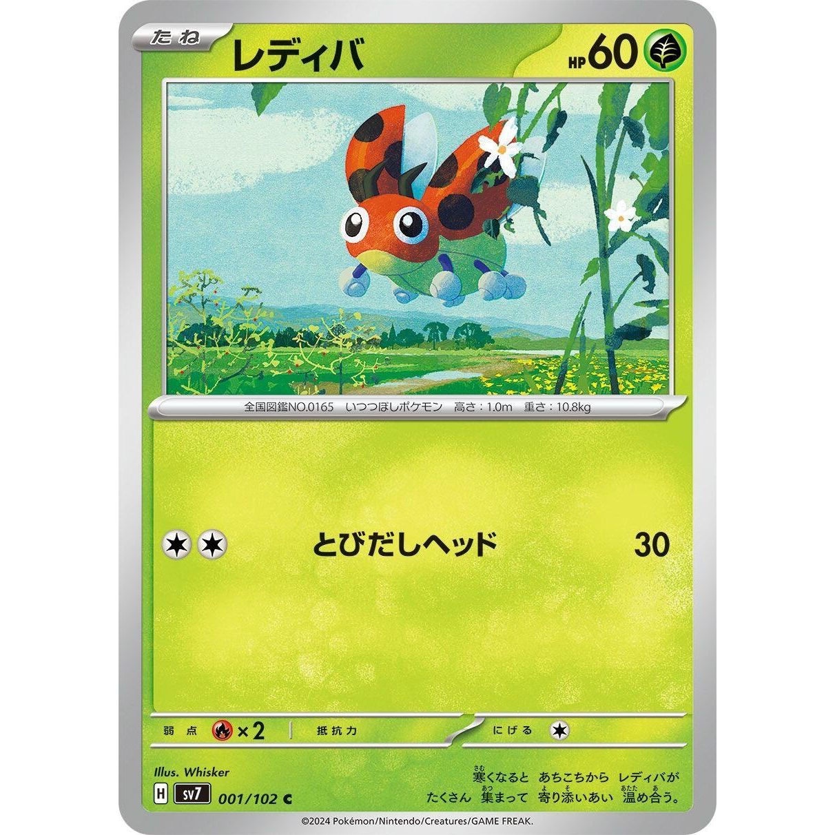 Image for Ledyba (001/102) (SV7) - Pokemon Japan