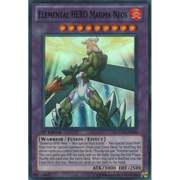 Image for Elemental HERO Magma Neos (LCGX-EN064) (LC02) - YuGiOh