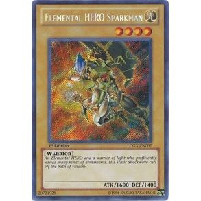 Image for Elemental HERO Sparkman (Alternate Art) (LCGX-EN007) (LC02) - YuGiOh