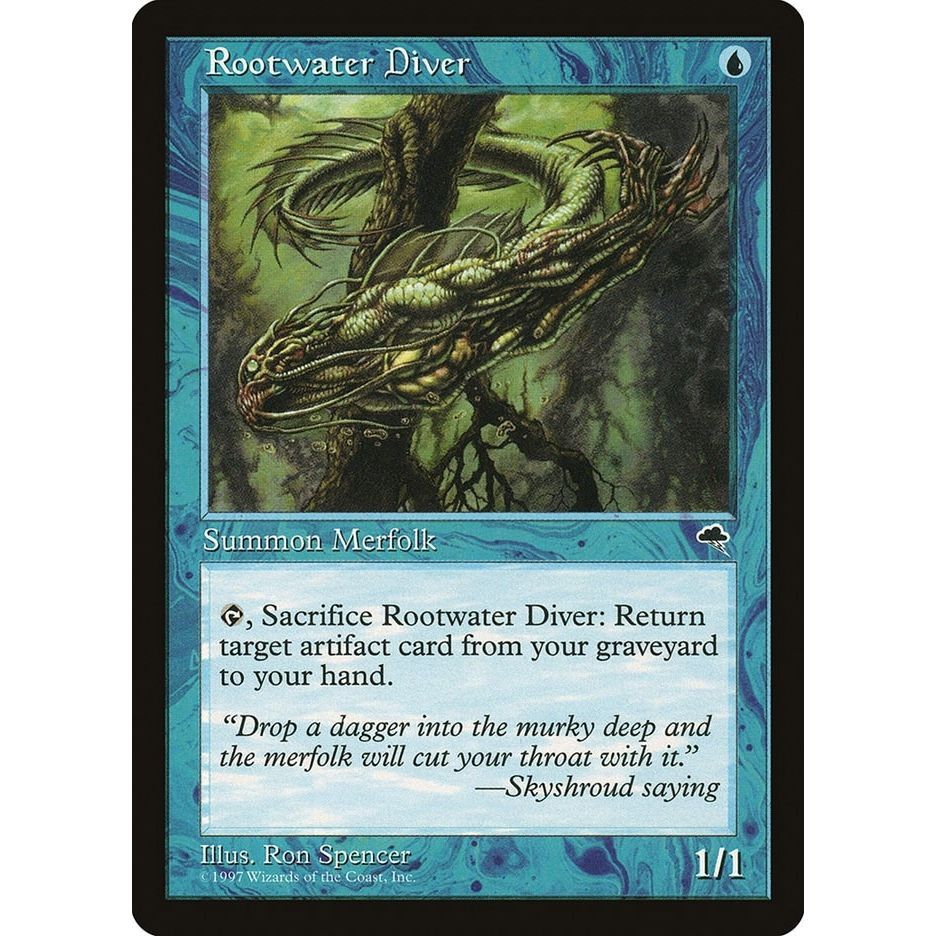 Image for Rootwater Diver (81) (TMP) - Magic: The Gathering