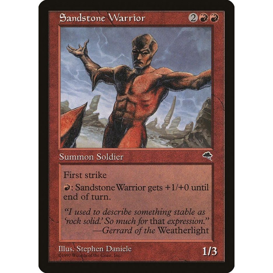 Image for Sandstone Warrior (199) (TMP) - Magic: The Gathering
