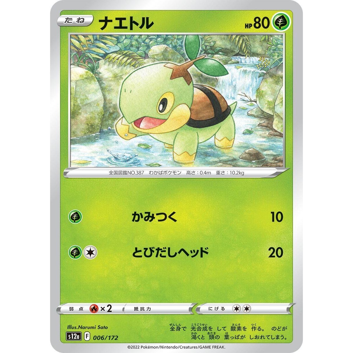 Image for Turtwig (006/172) (S12a) - Pokemon Japan