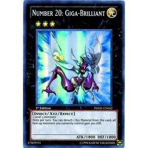 Image for Number 20: Giga-Brilliant (PHSW-EN042) (PHSW) - YuGiOh