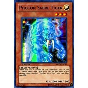Image for Photon Sabre Tiger (PHSW-EN081) (PHSW) - YuGiOh