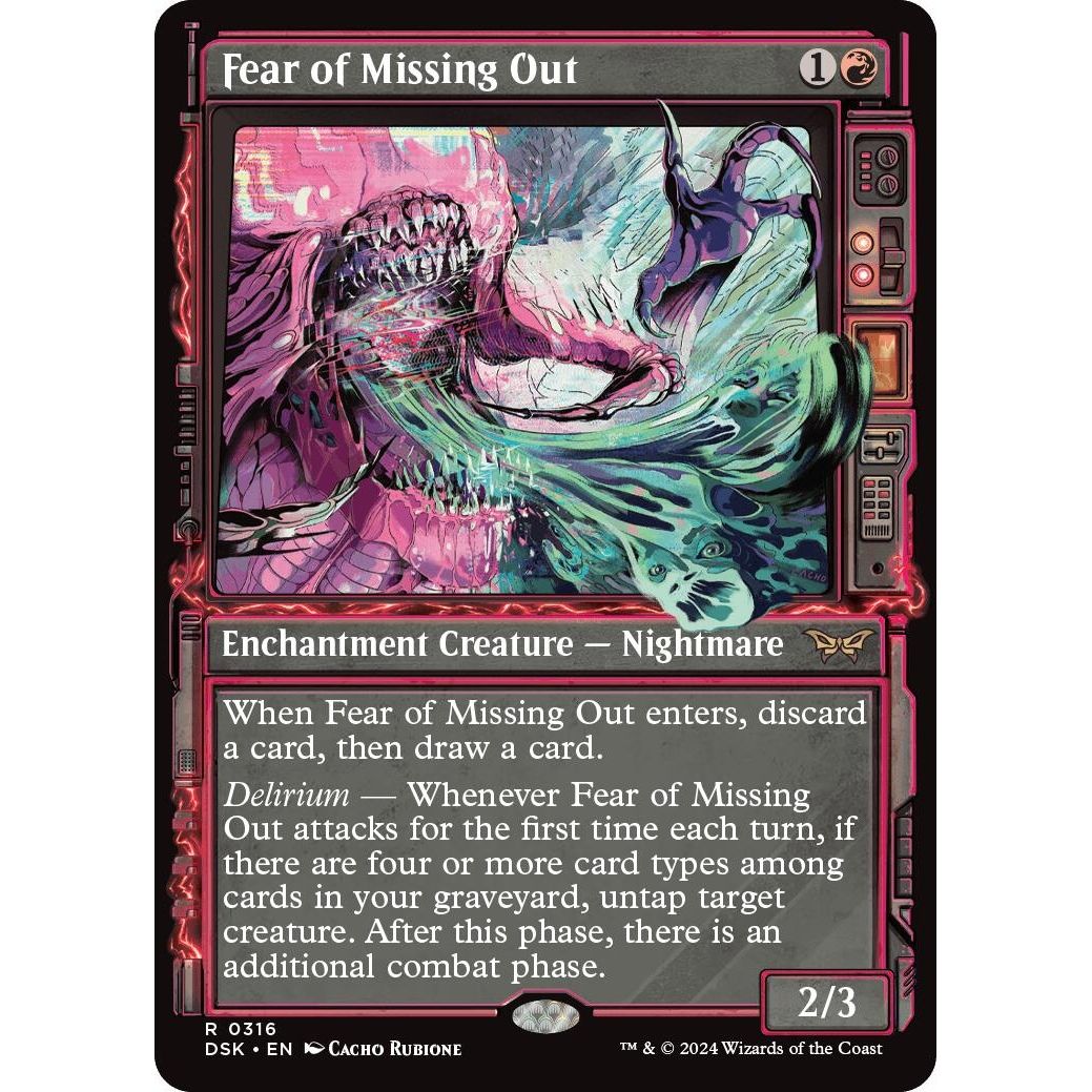 Image for Fear of Missing Out (Showcase) (316) (DSK) - Magic: The Gathering