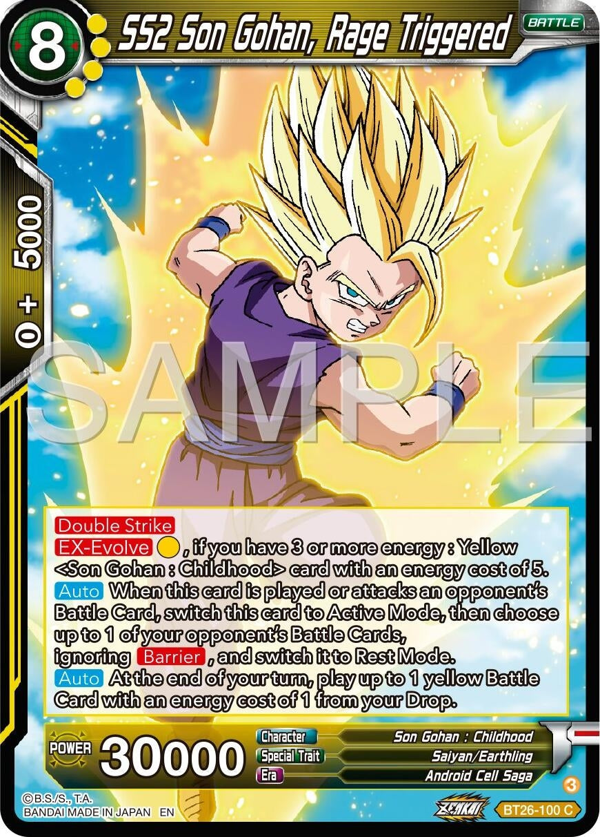 Image for SS2 Son Gohan, Rage Triggered (BT26-100) (BT26) - Dragon Ball Super: Masters