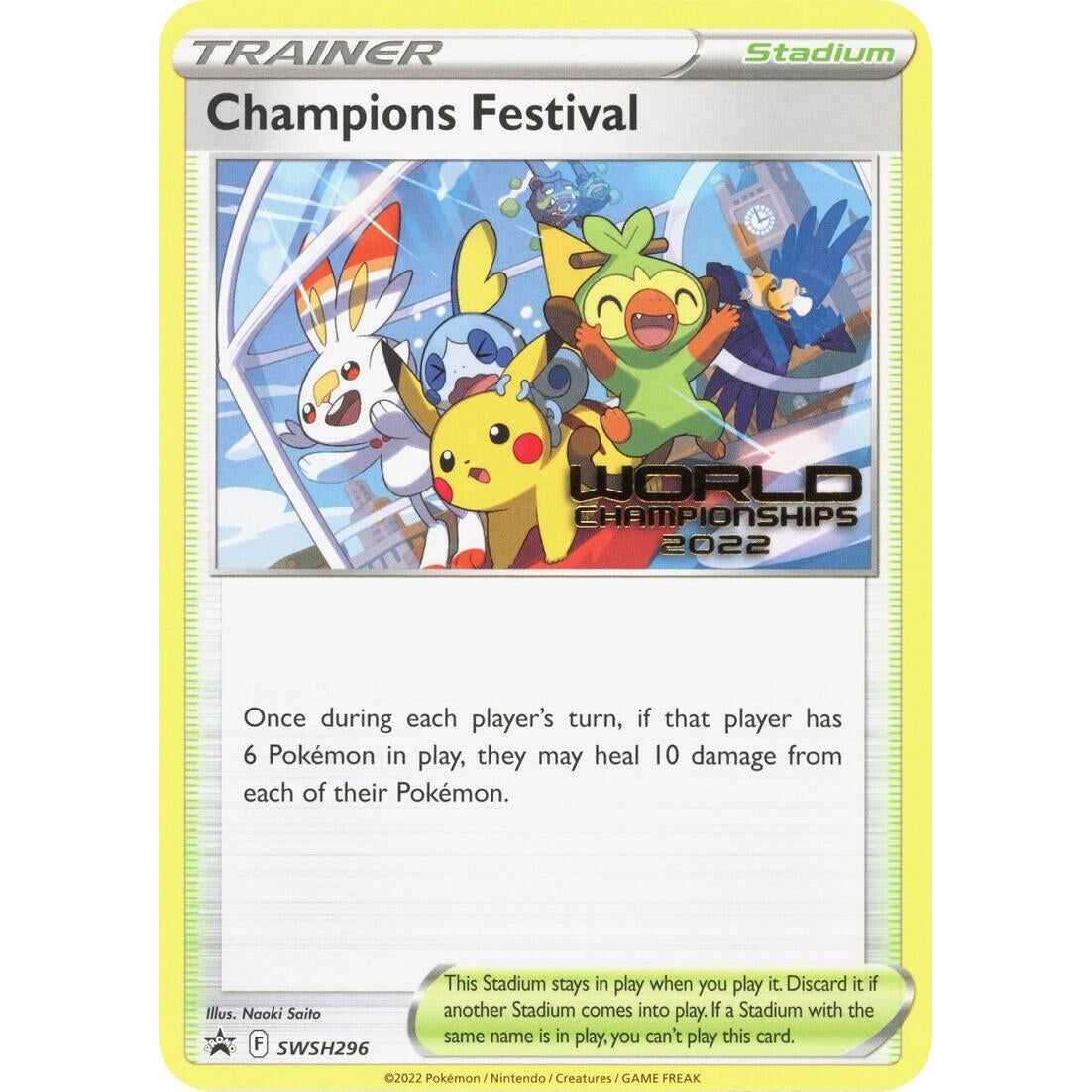 Image for Champions Festival - SWSH296 (World Championships 2022) (SWSH296) (SWSD) - Pokemon