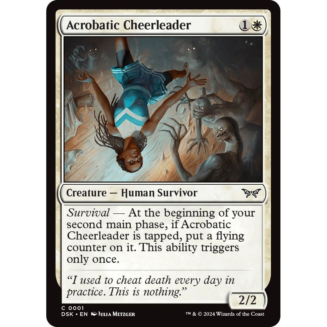 Image for Acrobatic Cheerleader (1) (DSK) - Magic: The Gathering