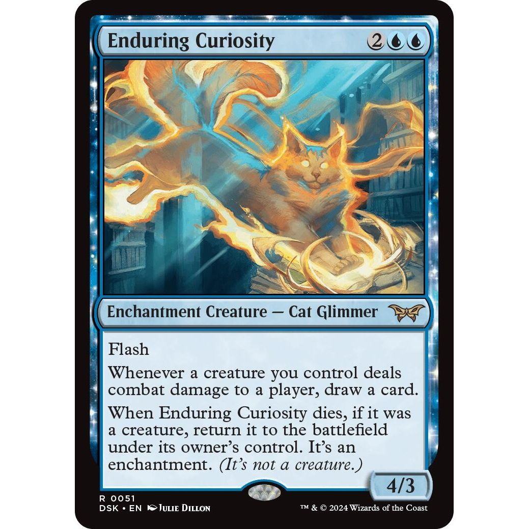 Image for Enduring Curiosity (51) (DSK) - Magic: The Gathering