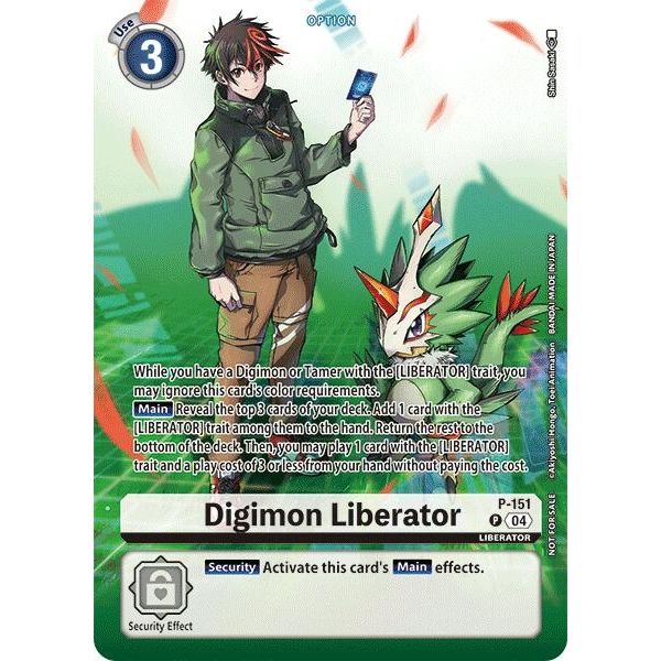 Image for Digimon Liberator - P-151 (Legend Pack 2024) (P-151 P) (D-PR) - Digimon Card Game